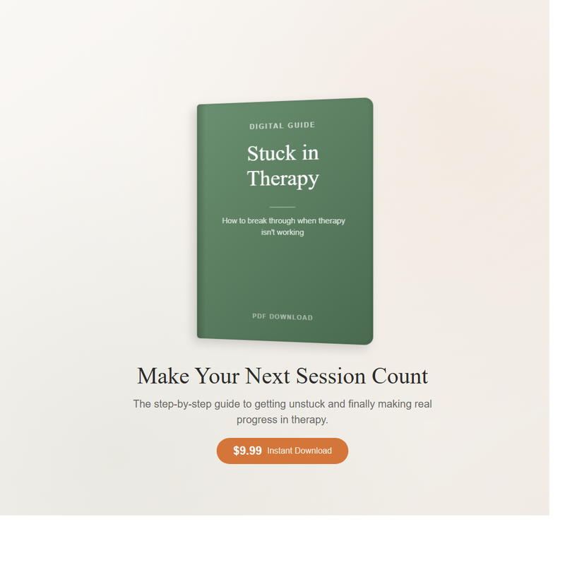 Why Therapy Feels Stuck and What Actually Moves It Forward